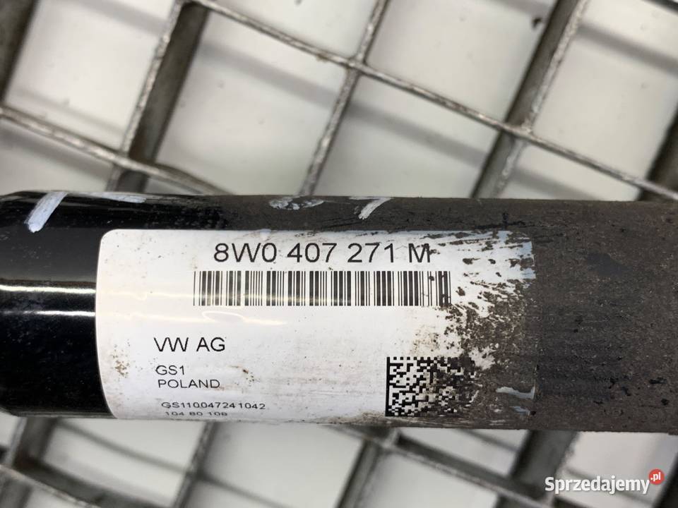 PÓŁOŚ LEWY PRZÓD AUDI A4 B9 8W0407271M 20 150