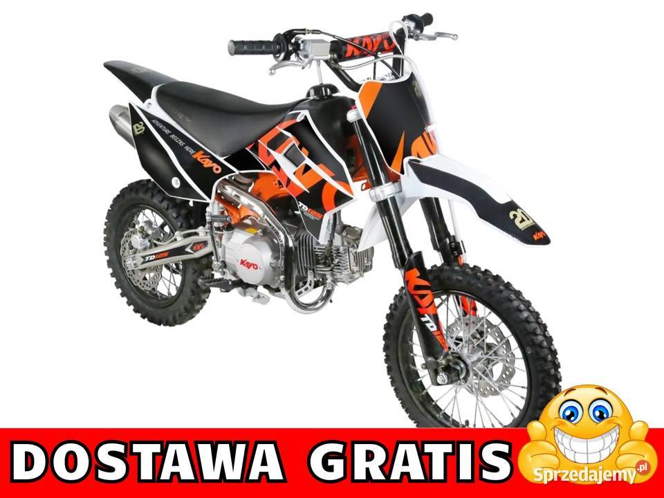 Dostawa WYPRZEDAŻ Pit Bike KAYO 125 TD Mocny Ciechanów