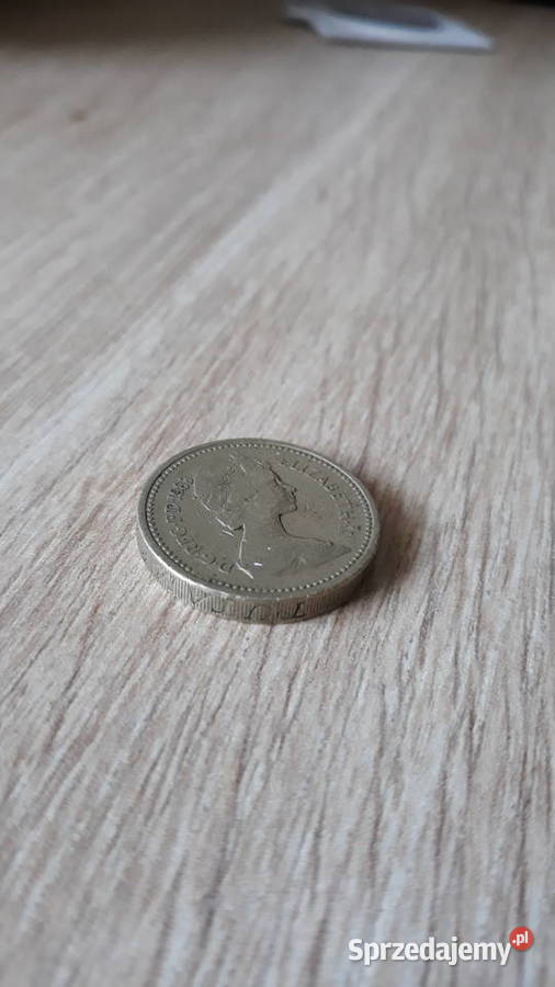 1 Funt 1983 rElżbieta IIOdwrócony napis RRR Numizmatyka