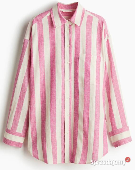 NOWA damska koszula HM Premium Selection M czarny Bluzki i koszule Łódź sprzedam