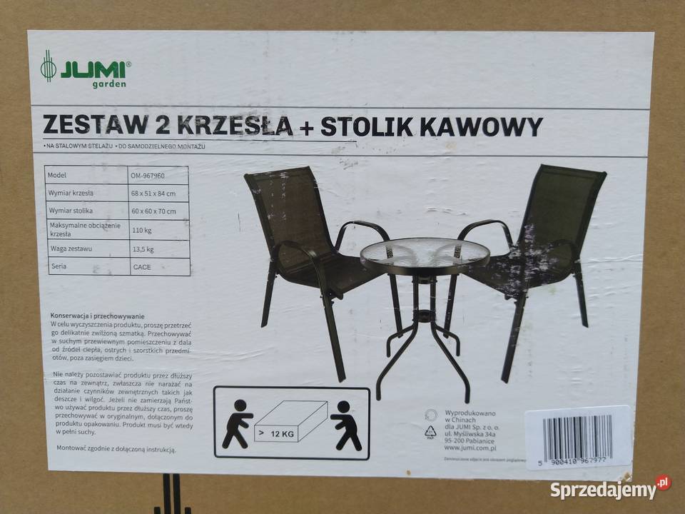 NAJTANIEJ Zestaw Mebli Balkonowych Tarasowych Zestawy mebli ogrodowych Zabrze