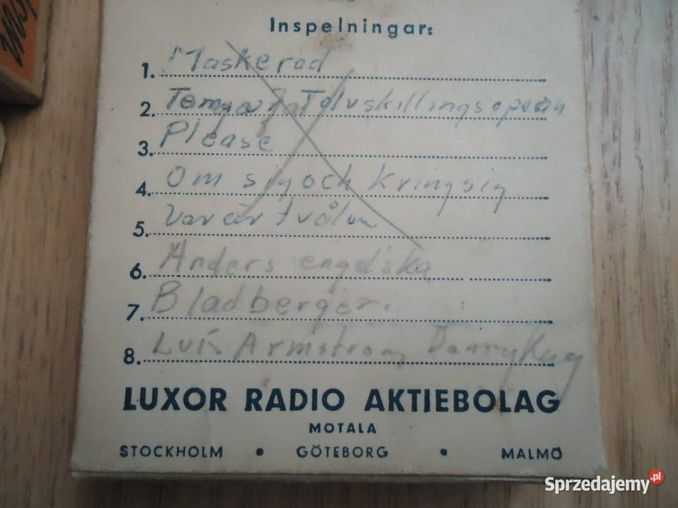 Szpule do Drutofonu Luxor radio magnetofon