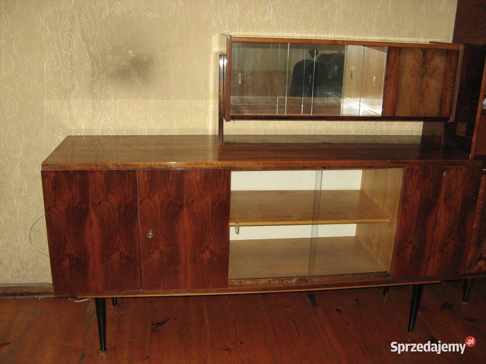 Komoda Kredens z nadstawką typ 548VarB PRL dolnośląskie Wrocław