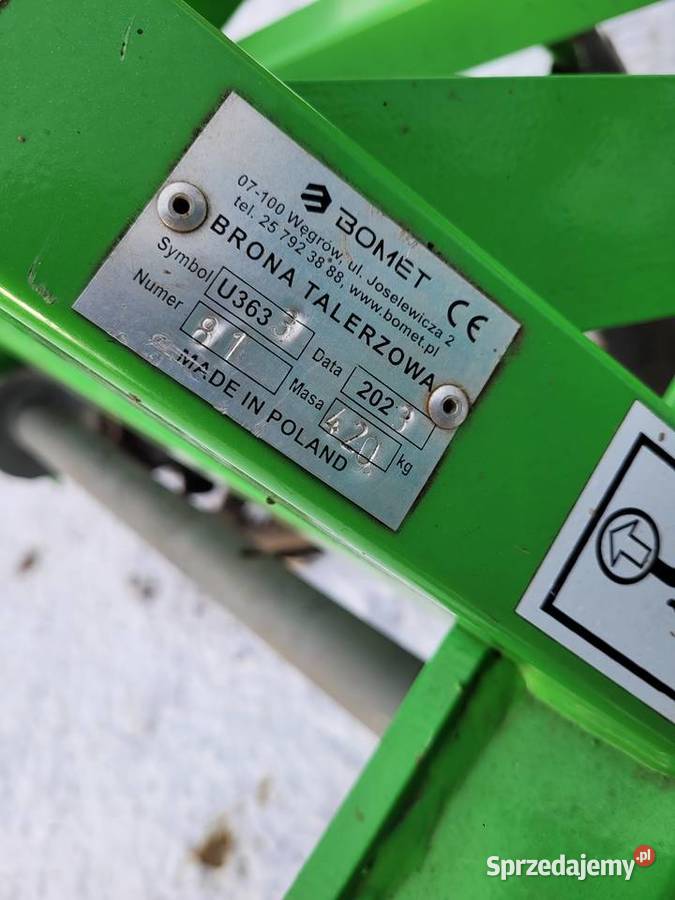 Brona Talerzowa Bomet Talerzówka 2m