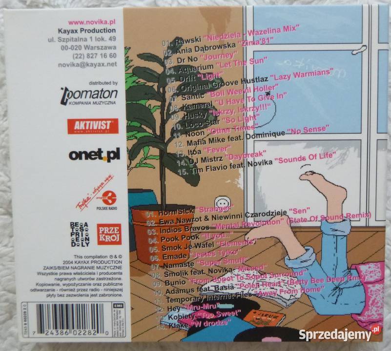 2płytowy album CD Polskie leniwe serwuje Novika 2 płyty Warszawa