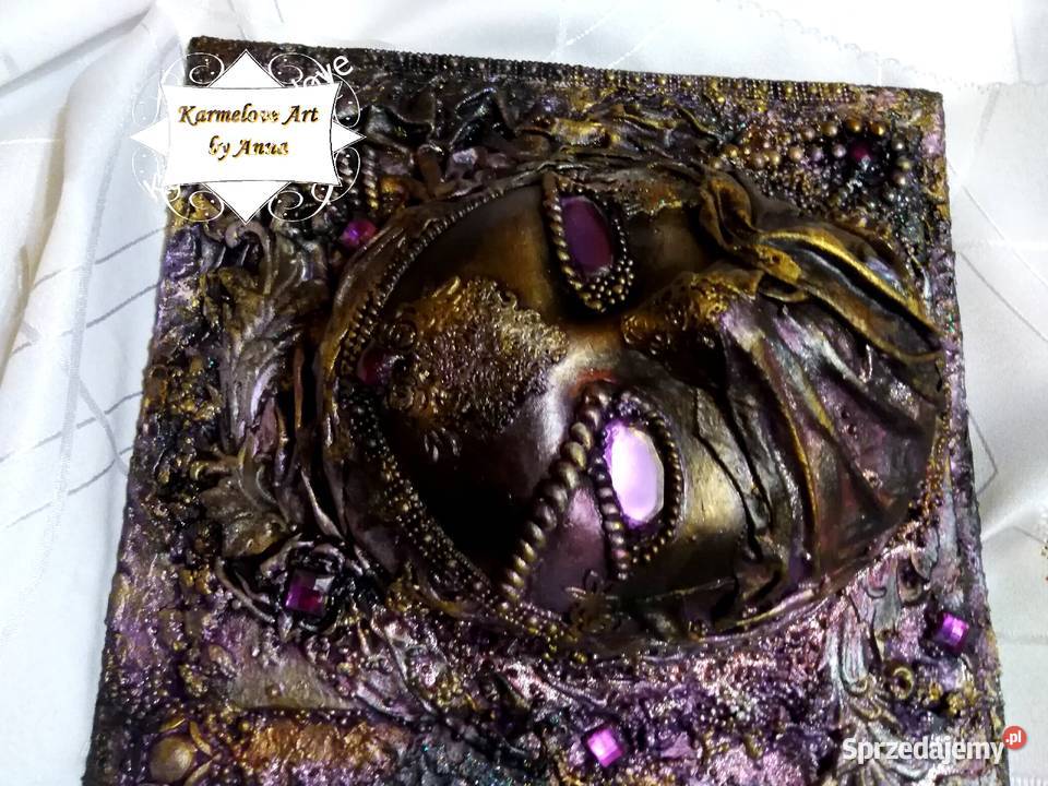 Obraz Dekoracja maska ozdoba rękodzieło prezent Warszawa