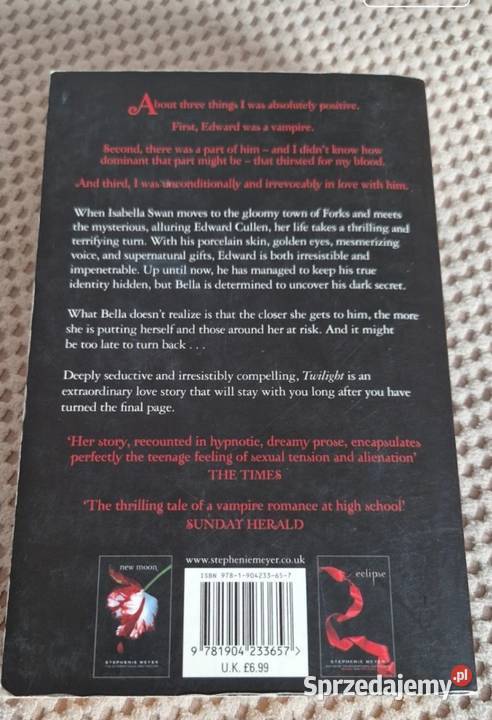 Książka zmierzch twilight Stephanie Meyer miękka Kraków