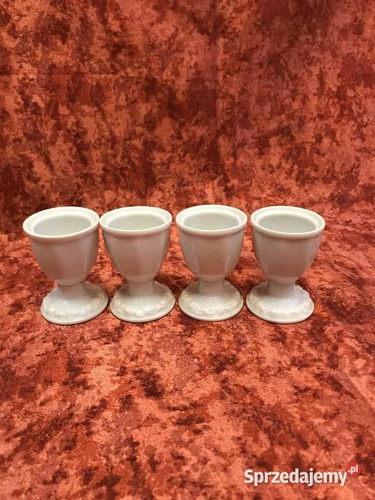 Kieliszki do jajek Rosenthal Maria Biala 4 świętokrzyskie Kielce sprzedam