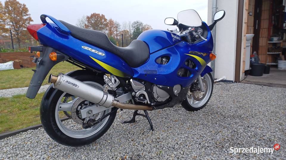Suzuki gsx 600 f 6 biegów super stan niebieski Ługi