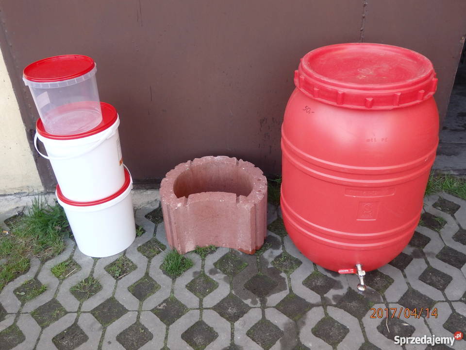 Beczka na deszczówkę 110 l z zaworkiem Ożarowice