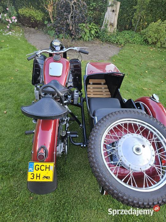 motor Dniepr K750 zarejestrowany jako zabytek Brusy-Jaglie sprzedam