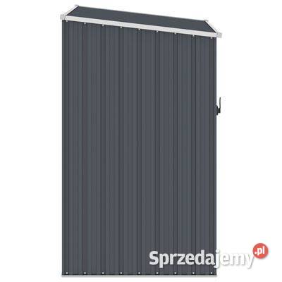 vidaXL Szopa ogrodowa antracyt 87x98x159 stal Warszawa