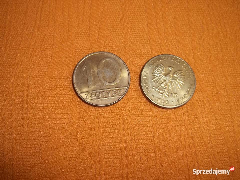 Moneta 10 PRL 1989r 1990r Łódź