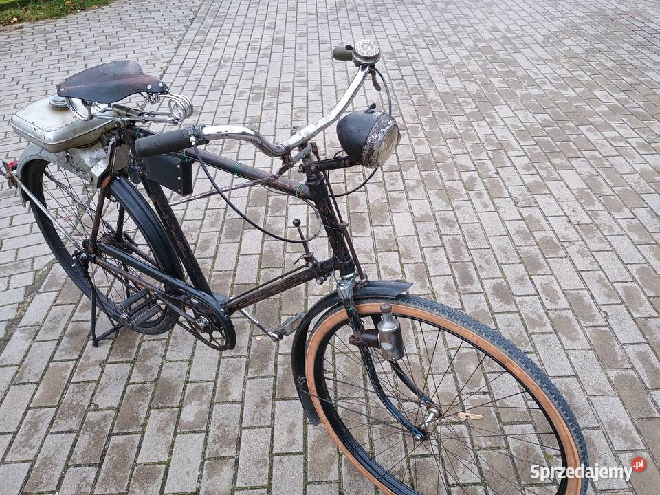 Rower Adler z silnikiem BFC zabytkowy Rarytas