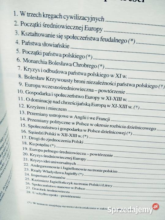 Historia średniowiecza nowej ery antykwariat Warszawa