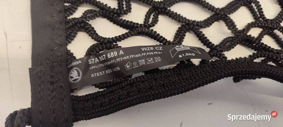 SKODA KAROQ SIATKA BAGAŻNIKA 57A867689A sprzedam