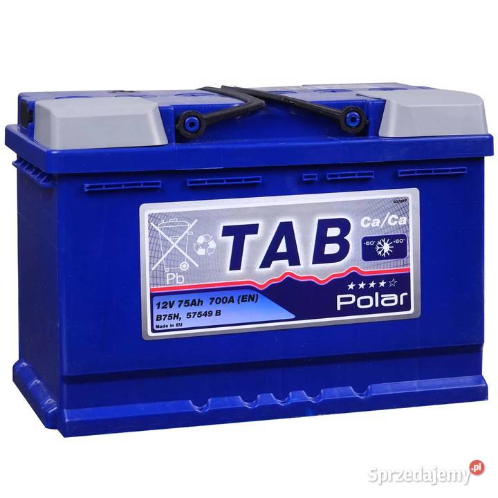 Akumulator TAB POLAR BLUE 75Ah 700A wysoki Akumulatory