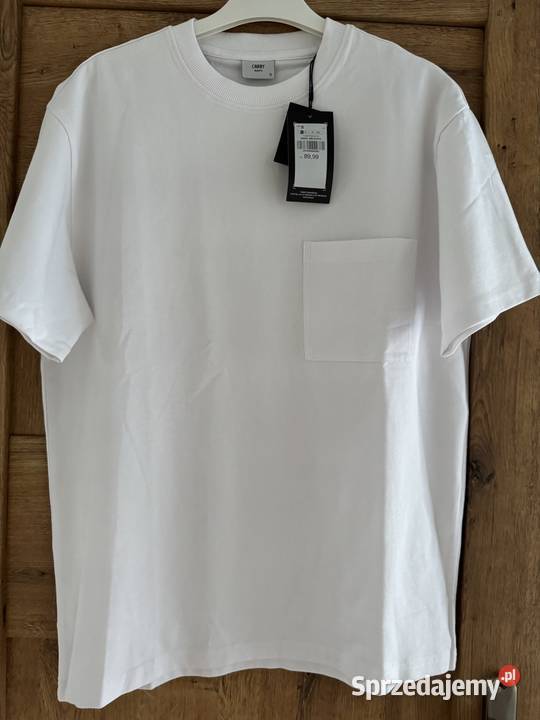 Tshirt koszulka męska S Carry bawełna biała z śląskie Częstochowa sprzedam