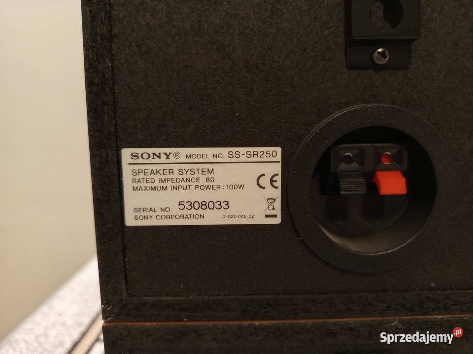 Głośniki Sony sssr250 i sscn900 do kina domowego
