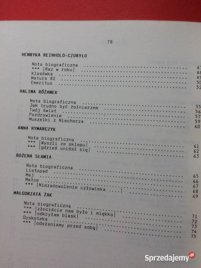 431 Almanach Poetycki Szczecin zachodniopomorskie