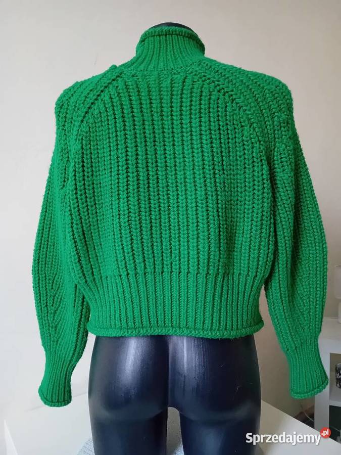 Gruby ciepły sweter z golfem H&M