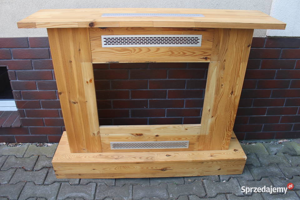 drewniana obudowa kominka Kalisz sprzedam