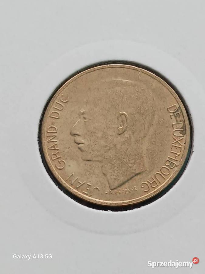5 Franków Luksemburg 1986 r Numizmatyka sprzedam