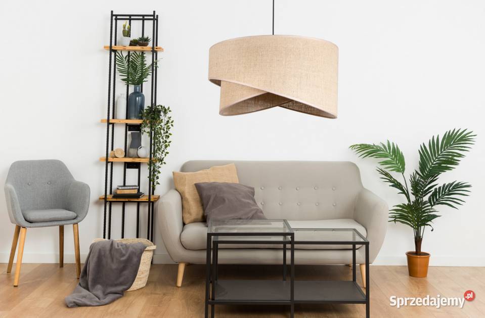 LAMPA WISZĄCA SUFITOWA ŻYRANDOL Boho Naturalna Choroszcz