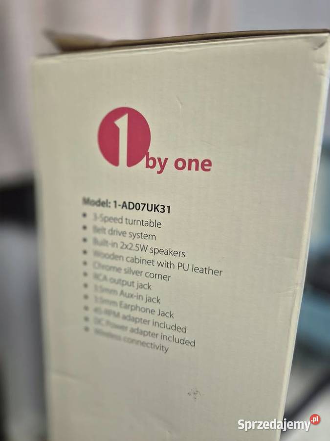 Gramofon walizkowy RETRO 1byone Bluetooth Rzeszów