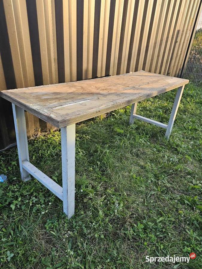 Stół warsztatowyregał falbanek 200 x 70 x 85 Jelcz-Laskowice
