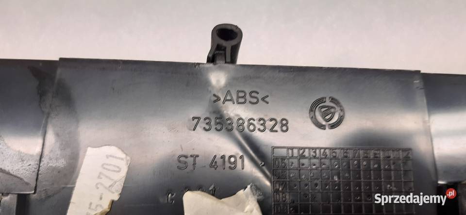 KRATKA NAWIEWU FIAT GRANDE PUNTO 735386328 Wyposażenie wnętrza Mielęcin sprzedam