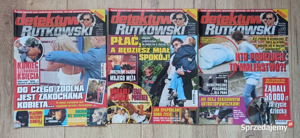 UNIKAT Czasopismo Detektyw Rutkowski 2005 2006 Kraków sprzedam