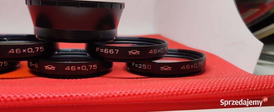 Aparat fotograficzny zestaw filtrów barwnych Gliwice