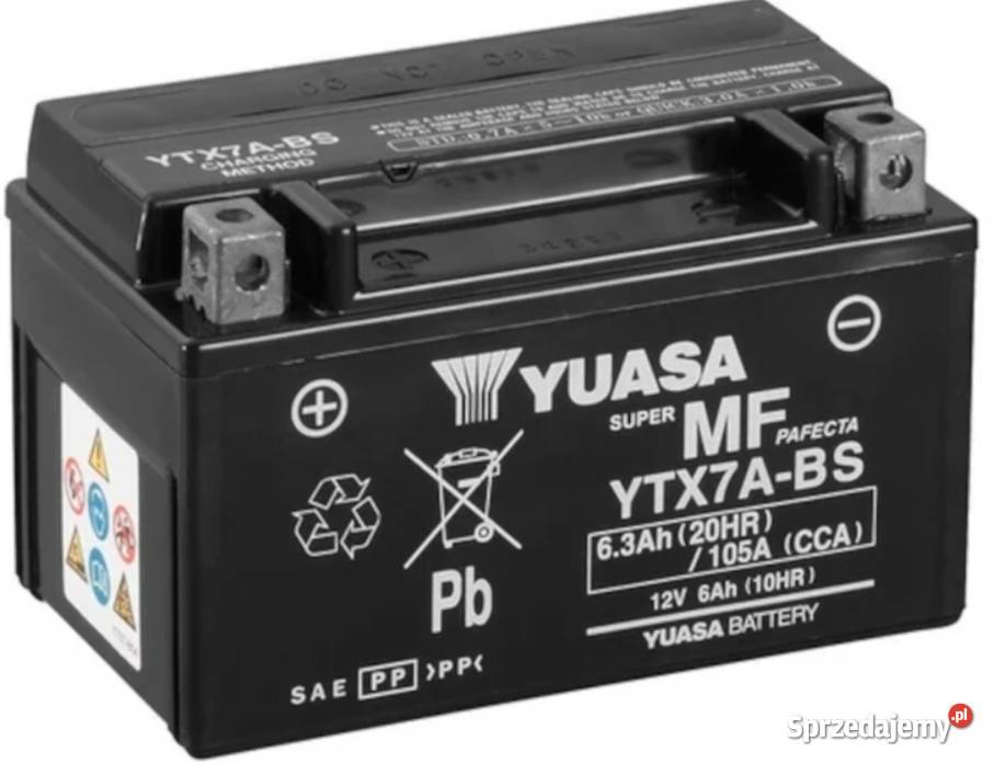 Akumulator motocyklowy YUASA YTX7ABS AGM 63Ah Wrocław