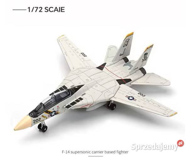 Samolot F14 Tomcat Diecast Skala 172 Klocki Milanówek