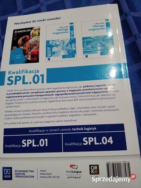 Obsługa magazynów Spl01 część 1 Technik Logistyk Rok wydania 2022 Kraków