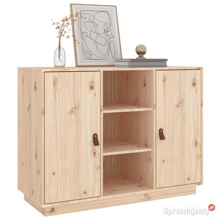 Komoda 100x40x75 lite drewno sosnowe WM820132 Warszawa
