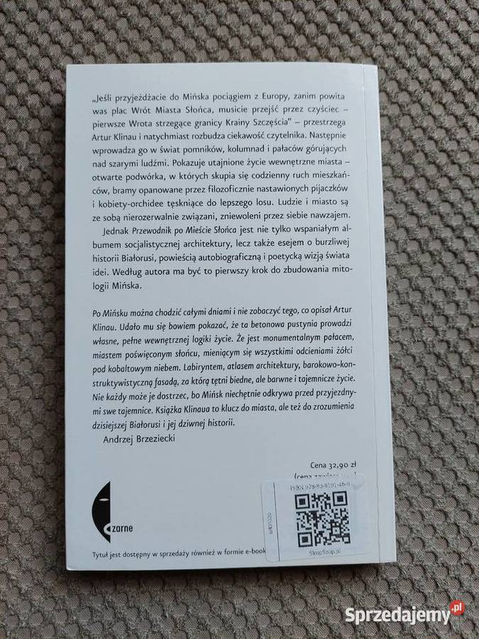 Mińsk Przewodnik Mieście Słońca Artur Klinau Kraków