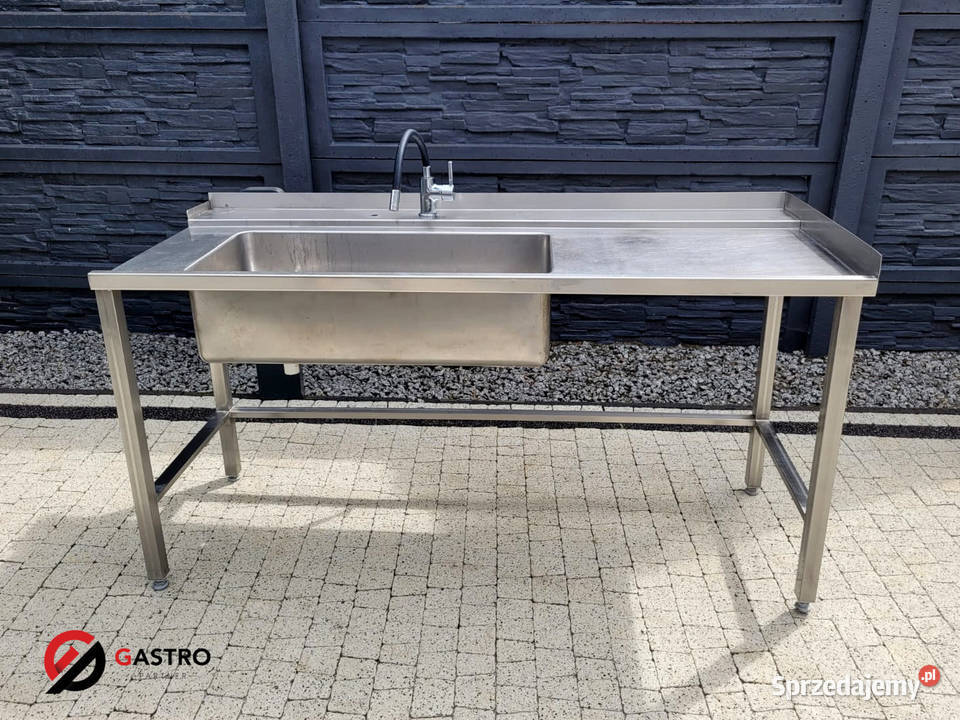 Zlew gastronomiczny 1komorowy 190x70x85 Ostrów Wielkopolski