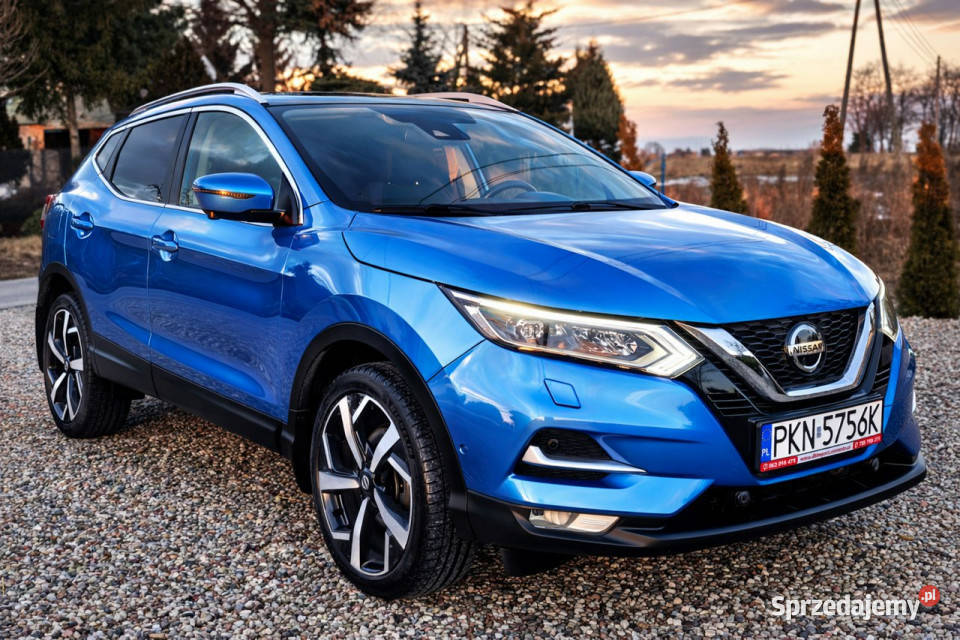 Nissan Qashqai II 20132021 niebieski Sadlno