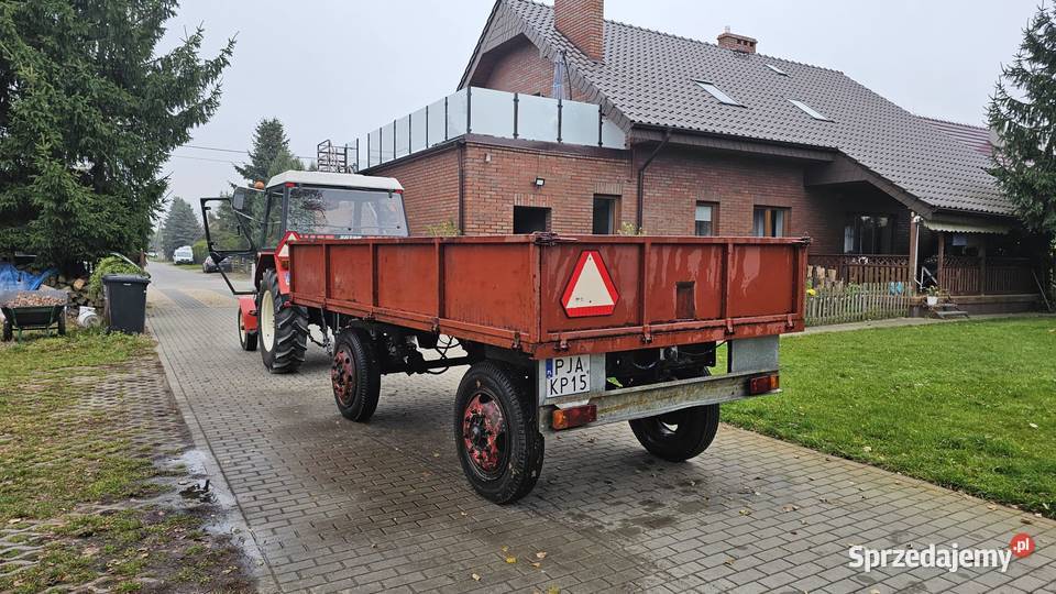 Przyczepa Sanok D 3 wywrotka wielkopolskie Jarocin