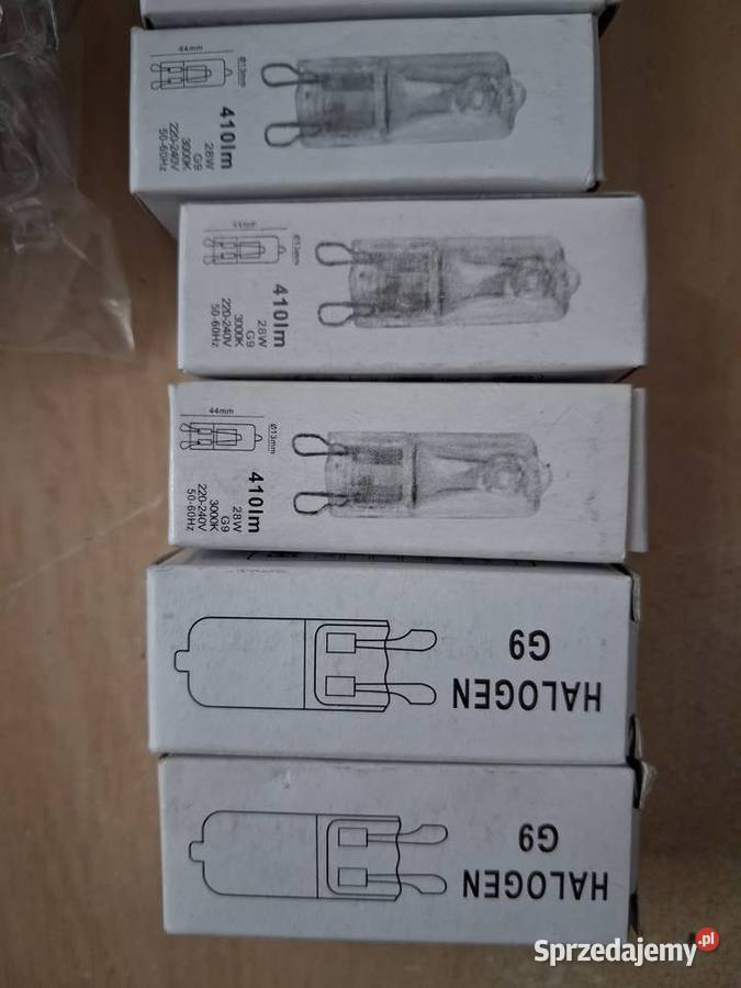 Żarówki G9 halogen nowe Warszawa