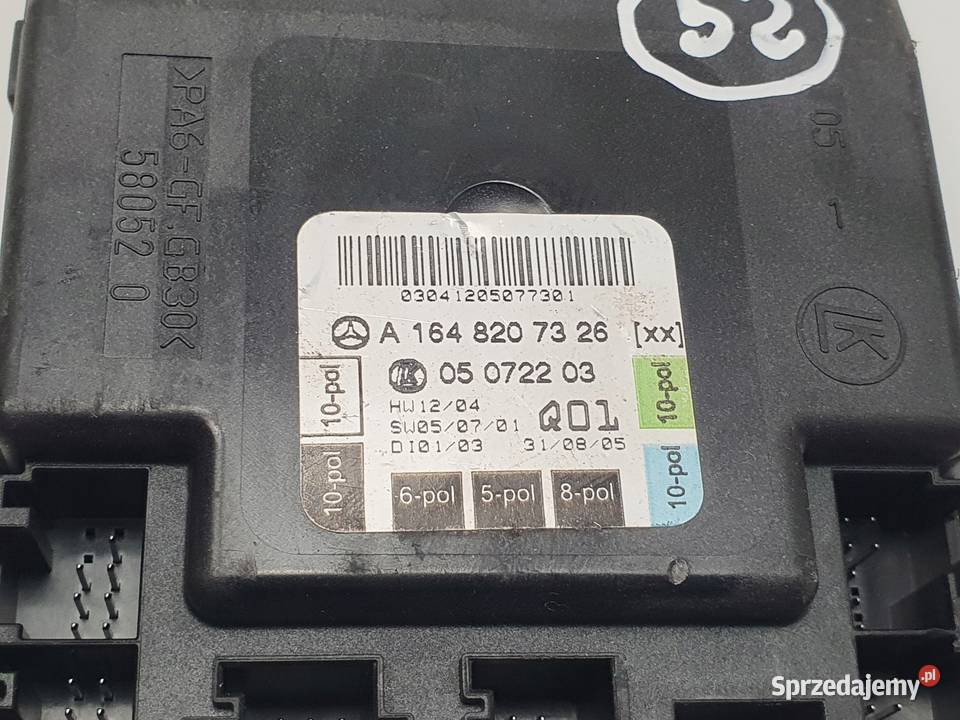 MODUŁ DRZWI Mercedes ML W164 LEWY TYLNY tył Chełm