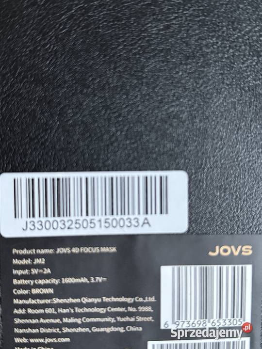 Maska laserowa JOVS 4D Fokus Pozostałe dolnośląskie Lubin