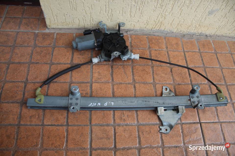 MECHANIZM PODNOŚNIK SZYBY LEWY PRZÓD NISSAN NOTE