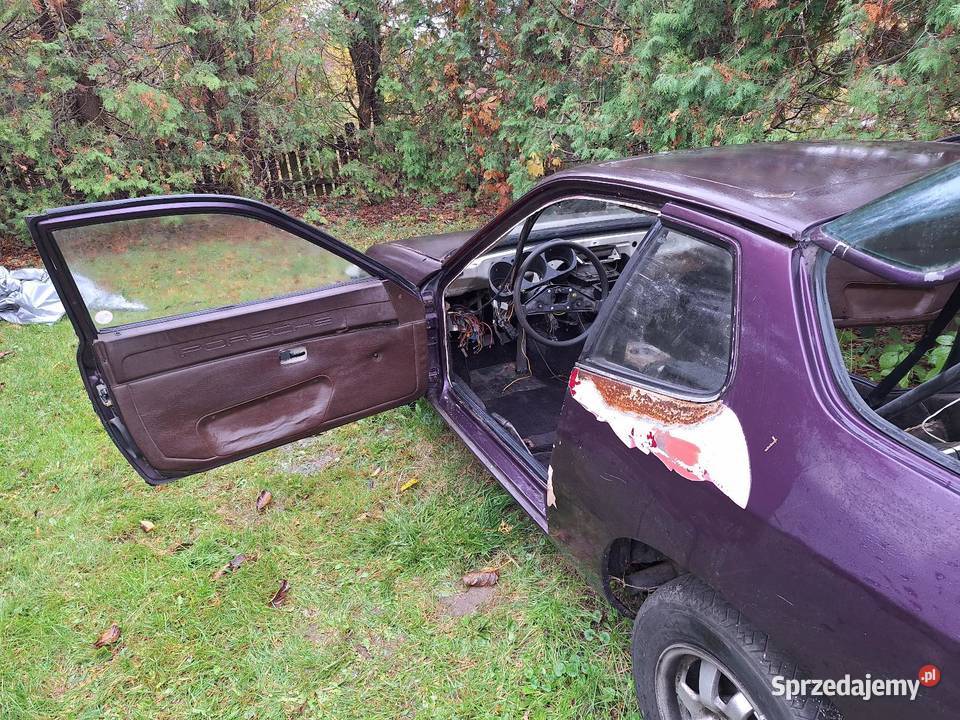 Porsche 924 z krzaków Nowe Miasto Lubawskie