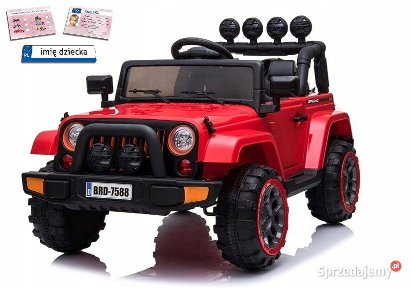 Autko na akumulator Jeep samochód 4X4 PILOT świętokrzyskie Łopuszno