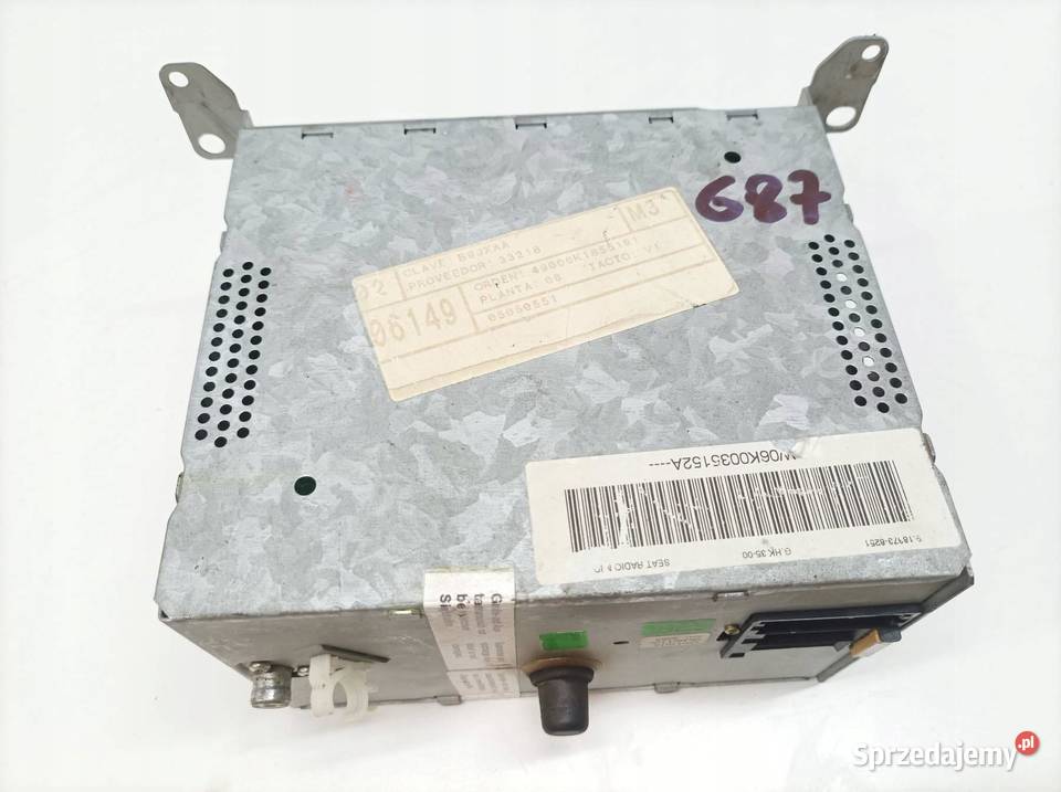 RADIO 6K0035152A Seat Ibiza II 19932002
