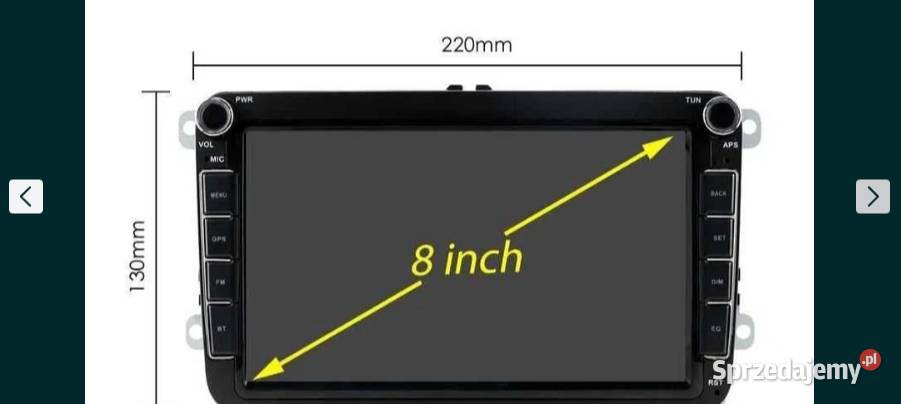 Radio VW B6 Seat Skoda Passat Android 12 8 śląskie sprzedam