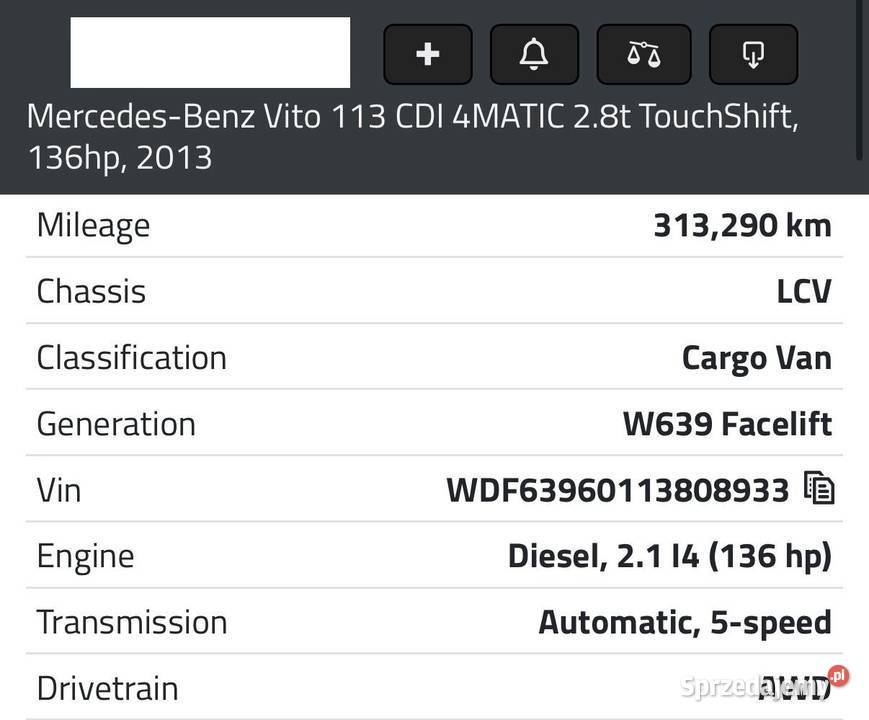 SILNIK 651940 Mercedes Viano Vito W639 22 CDI Chełm
